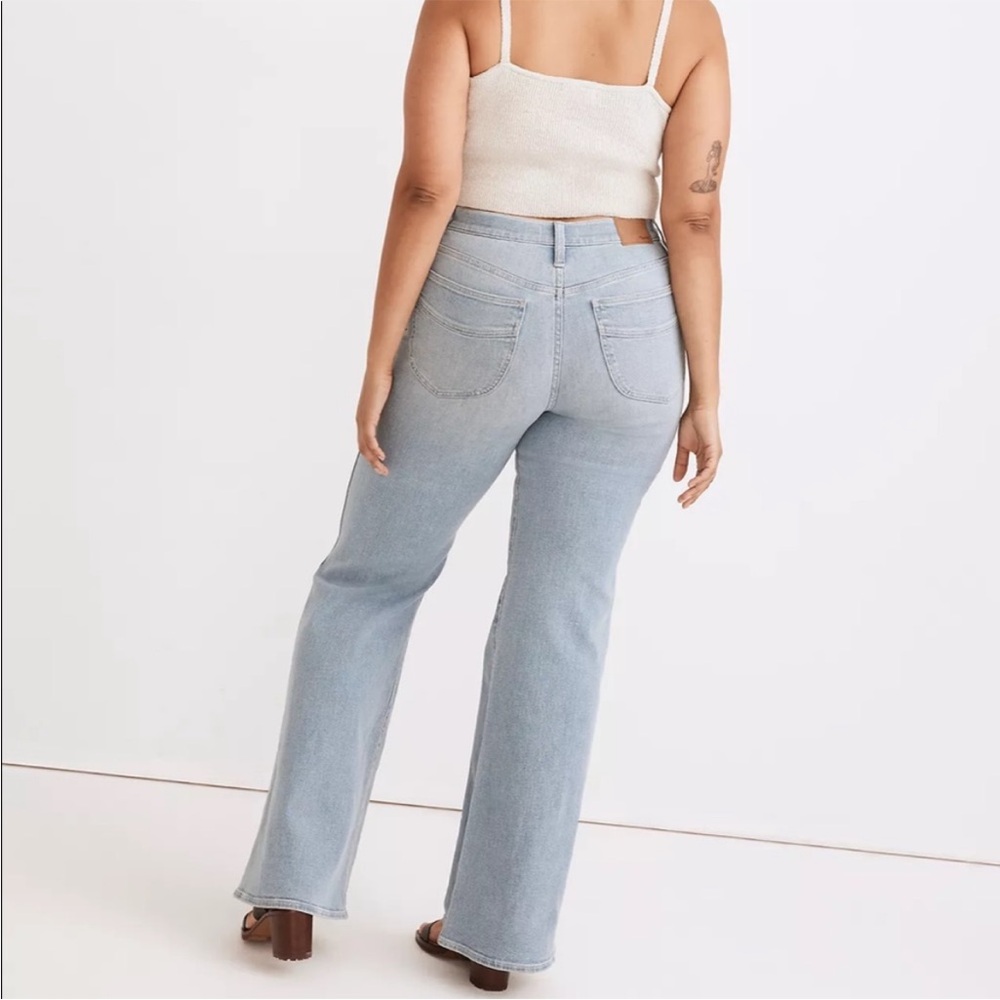 Madewell Flare Knee Rip Jeans - Picture 2 of 9